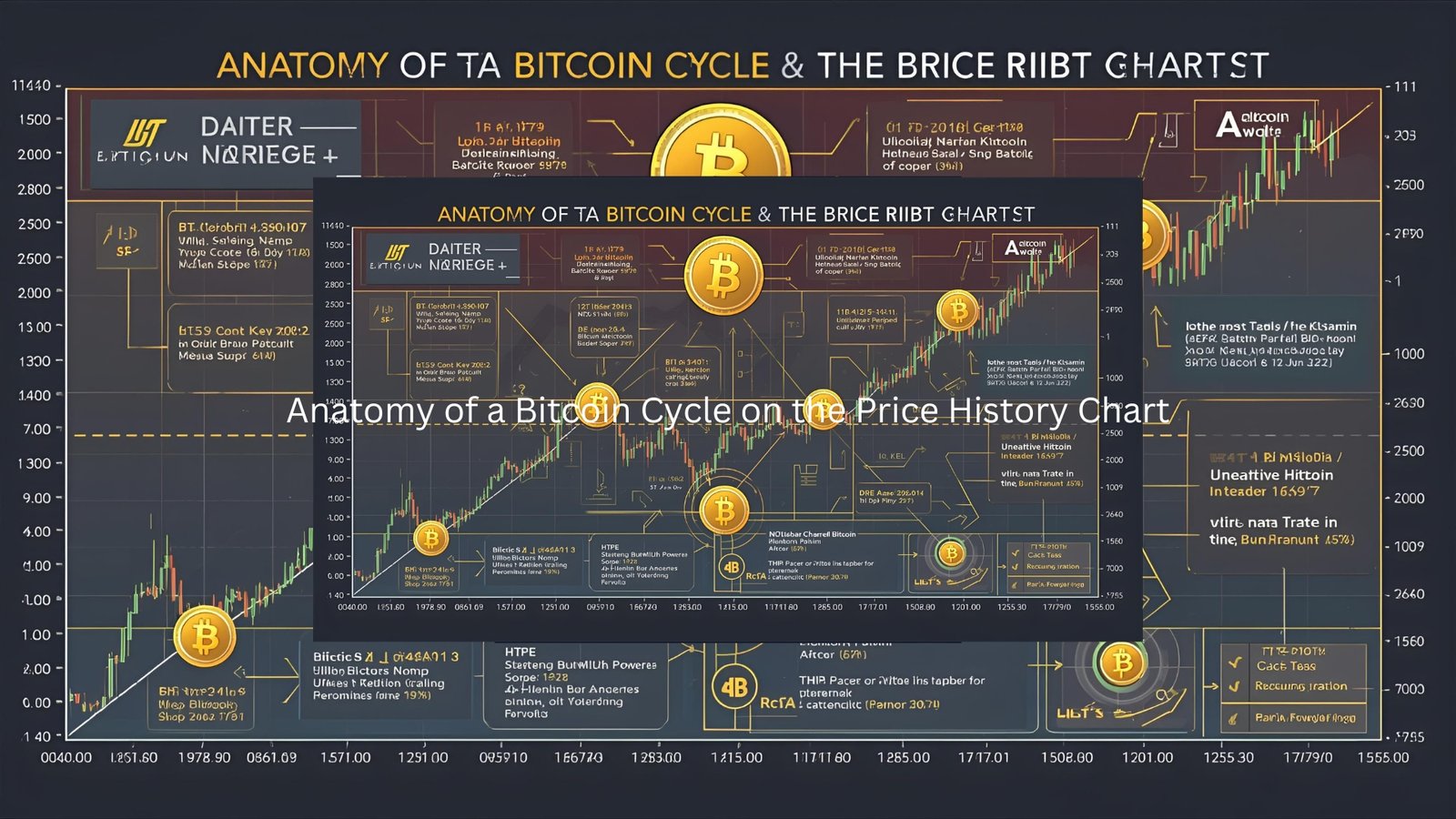 Anatomy of a Bitcoin Cycle on the Price History Chart