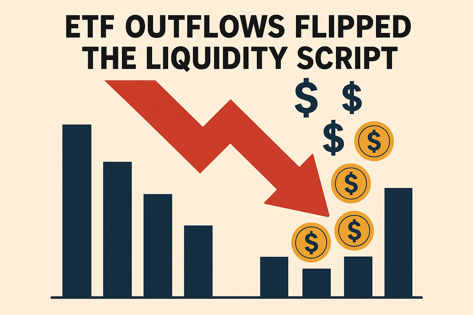 ETF outflows flipped the liquidity script