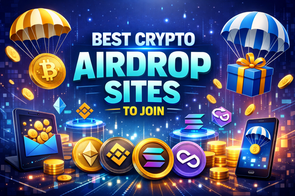 Best Crypto Airdrop Sites to Join in 2026