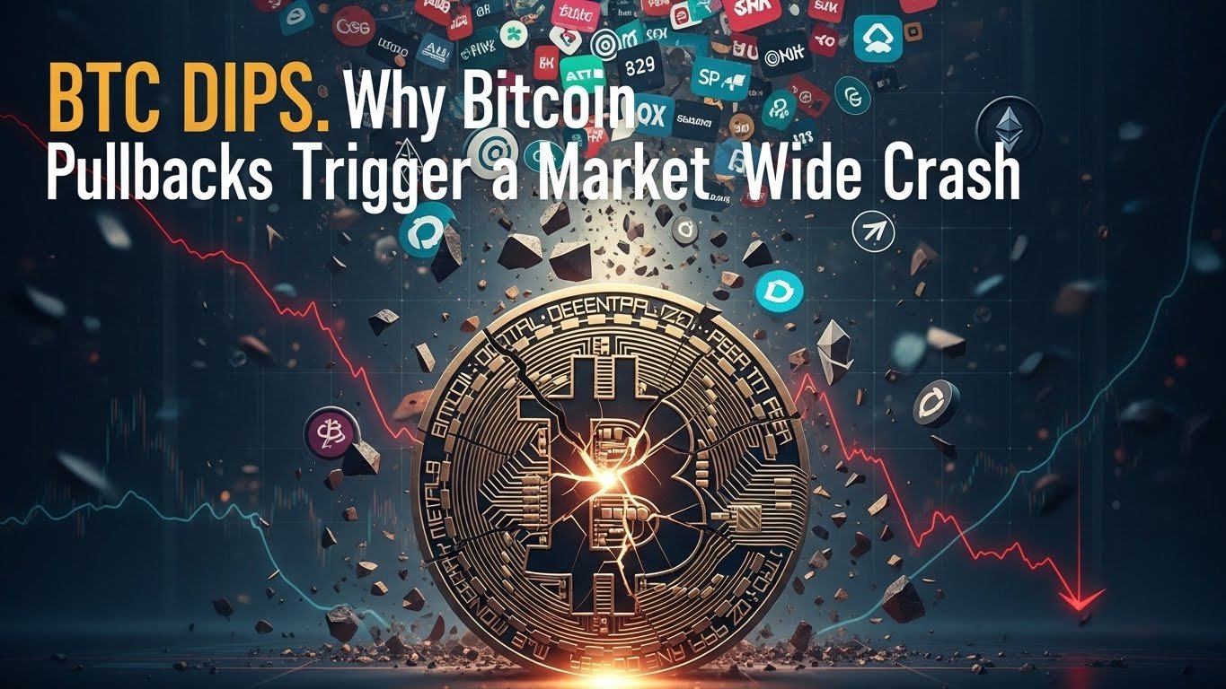 BTC Dips Why Bitcoin Pullbacks Trigger a Market-Wide Crash
