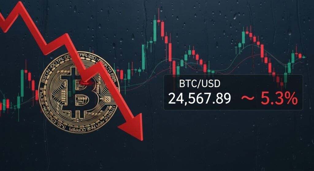 Bitcoin price today slips near 1-month low on Fed caution Bitcoin price today slips