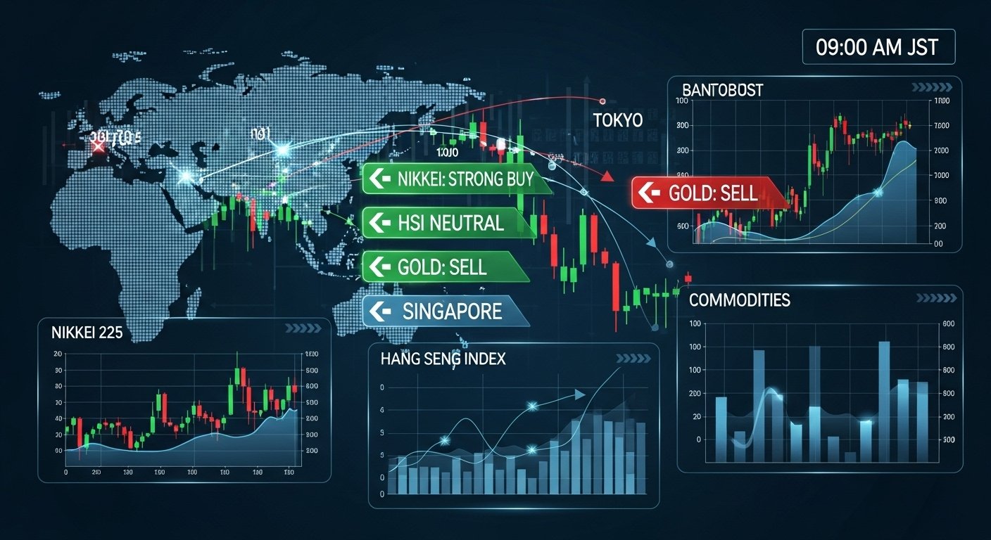 Cross-Asset Signals at the Asia Market Open