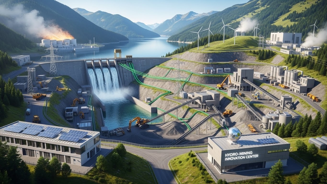 Hydropower and the rise of renewable mining hubs