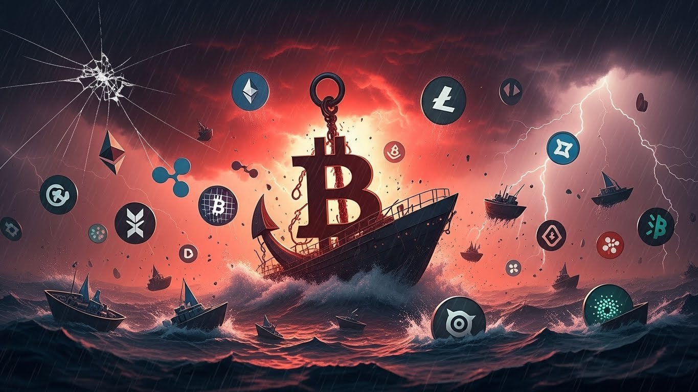 Why Altcoins Reel Harder Than Bitcoin During a Market Bloodbath