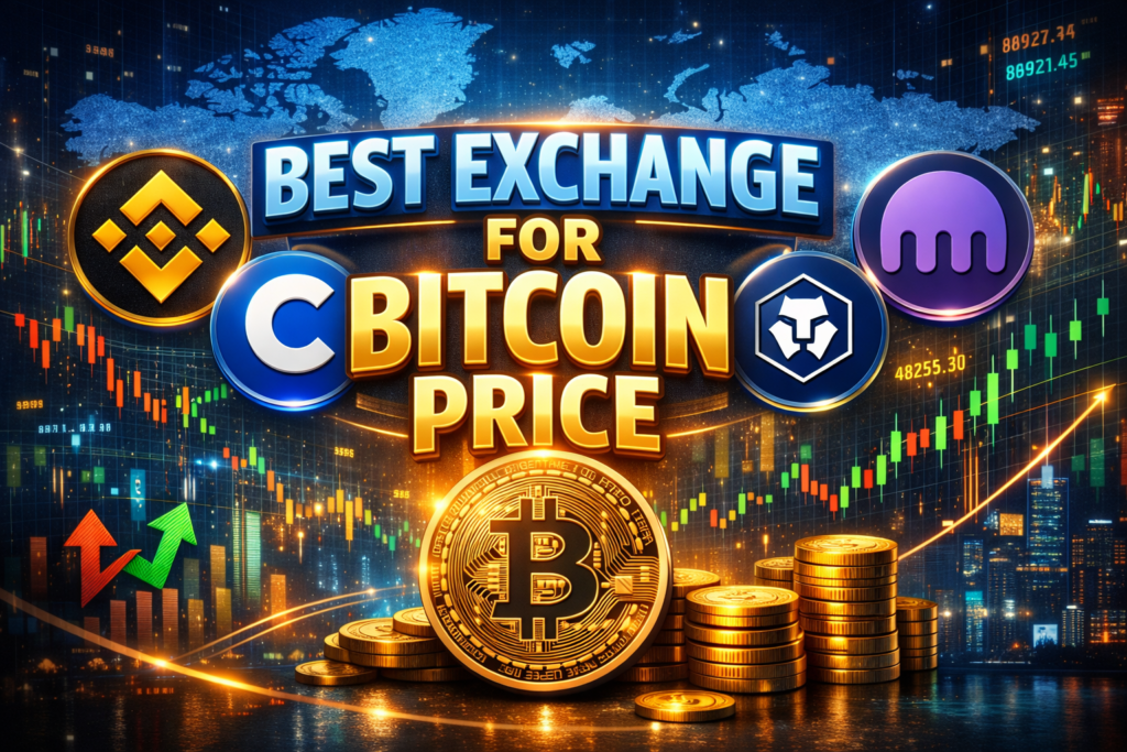 Best Exchange for Bitcoin Price 2026 Guide Compare Live Rates, Fees, and Spreads best exchange for bitcoin price