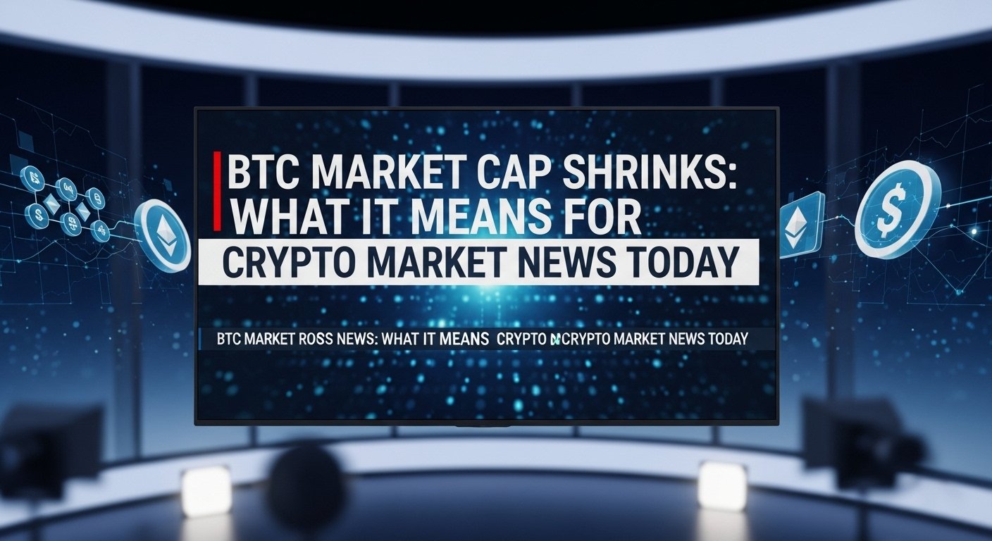 BTC Market Cap Shrinks What It Means for Crypto Market News Today