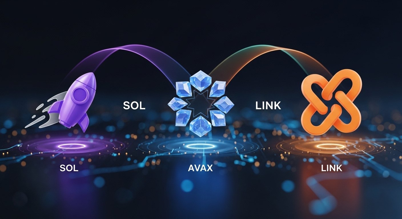 Comparing SOL, AVAX, and LINK Different Roles, Complementary Strengths