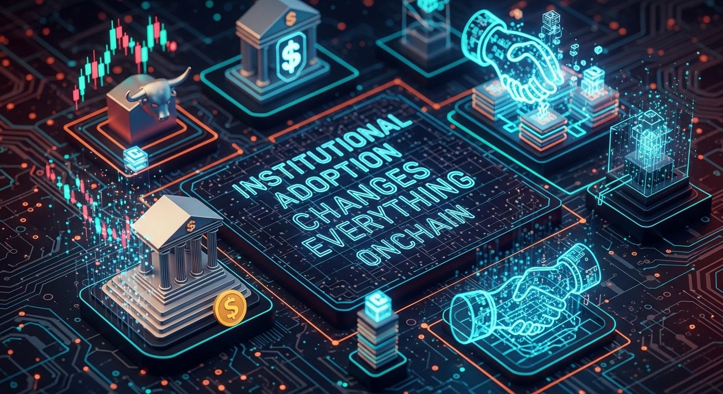 Institutional Adoption Changes Everything on-chain