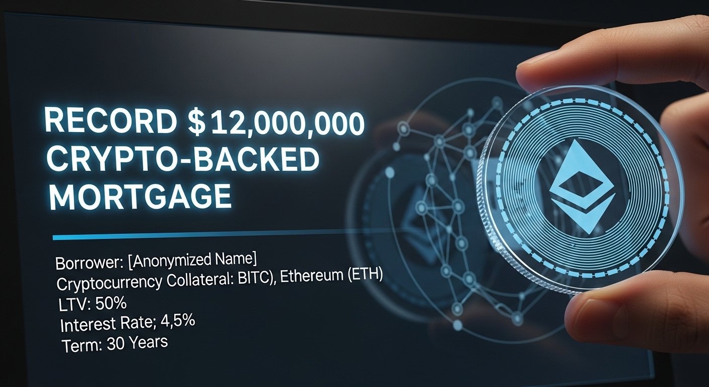 Record $12 million crypto-backed mortgage