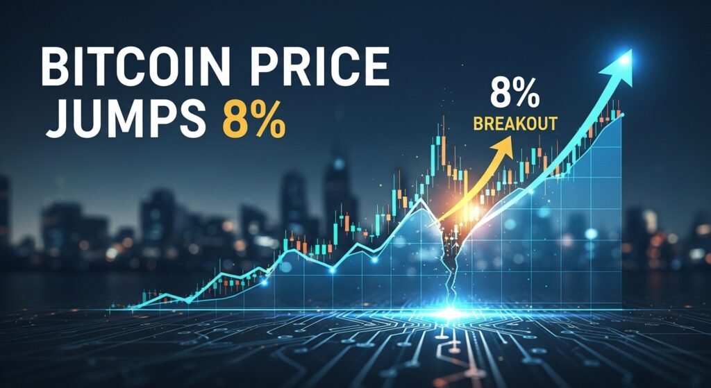 Bitcoin Price Jumps 8% Breakout