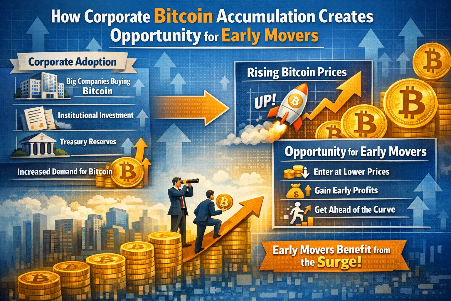 How Corporate Bitcoin Accumulation Creates Opportunity for Early Movers
