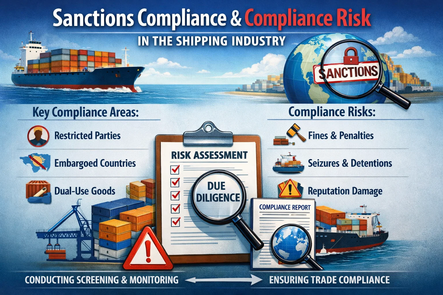 Sanctions Compliance and the Compliance Risk for the Shipping Industry
