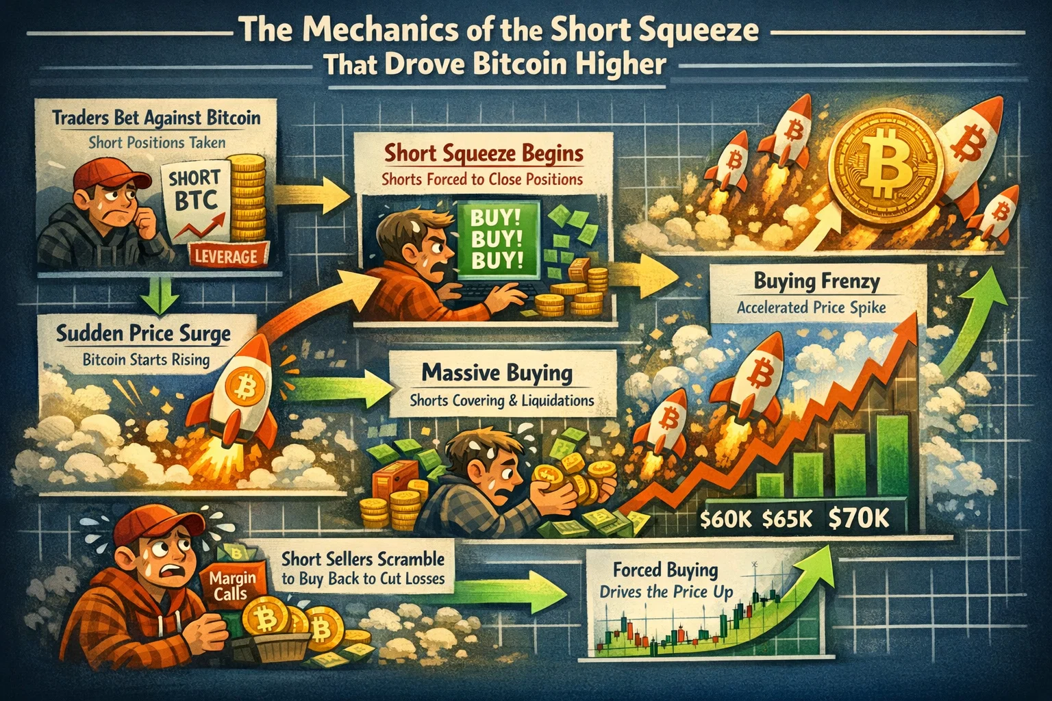 The Mechanics of the Short Squeeze That Drove Bitcoin Higher