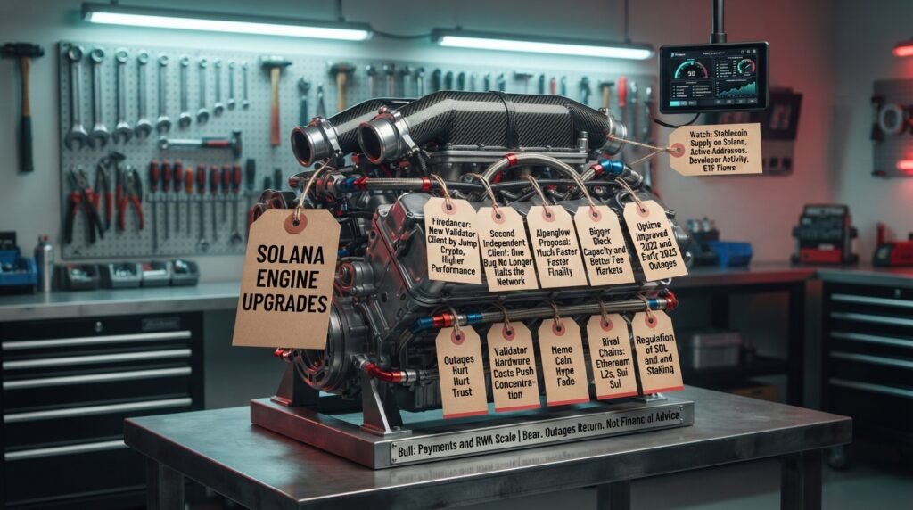 Solana future scope network upgrades Firedancer and Alpenglow