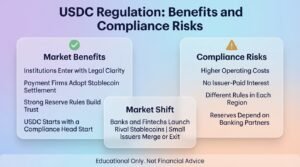 Compliance risks and benefits of USDC regulation for crypto users